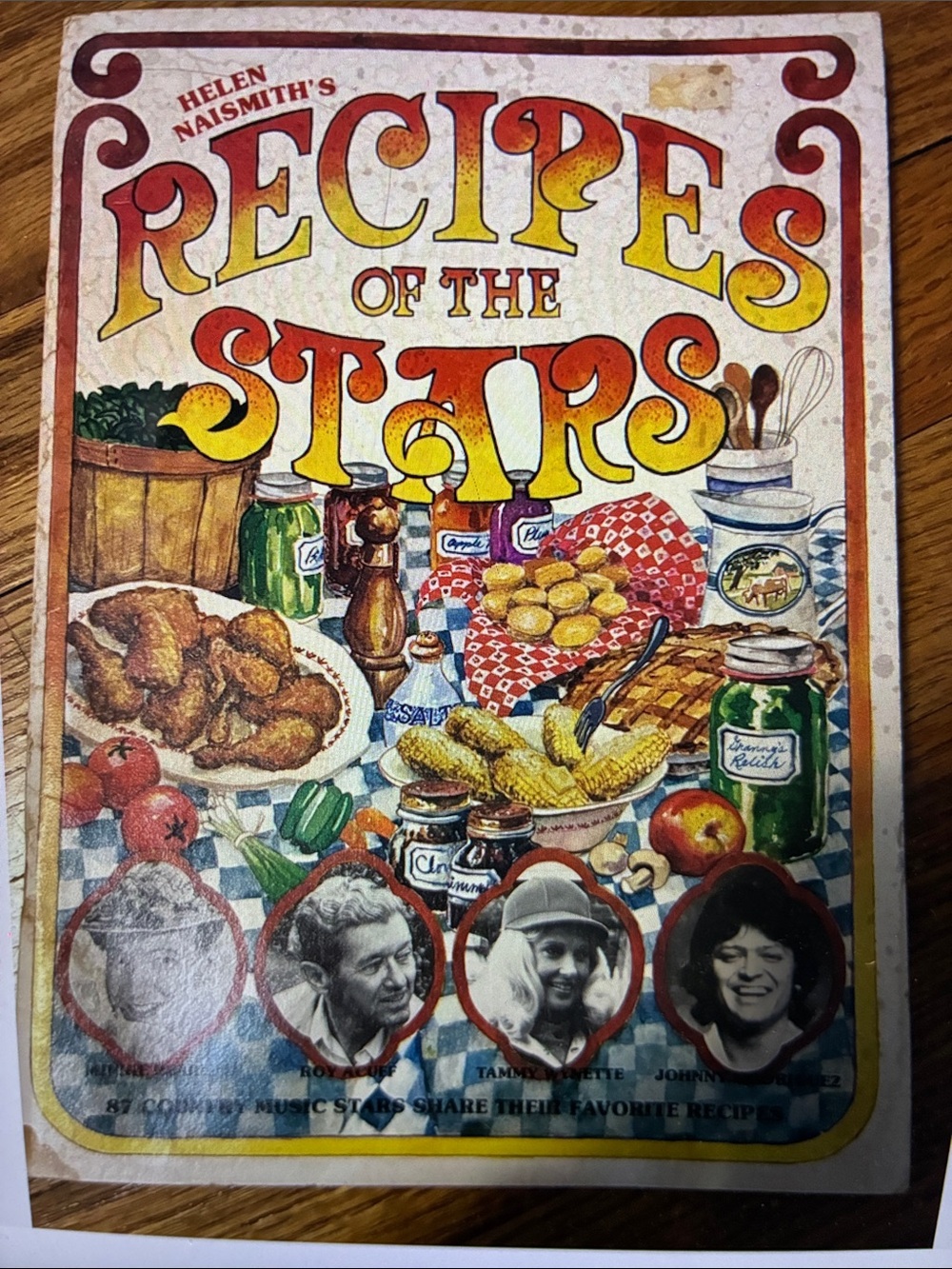 Helen Naismith Recipes of the Stars Vintage Cookbook country stars Minnie Pearl